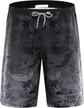 APTRO Men's Swim Trunks 9" Quick Dry Bathing Suit Big & Tall Beach Swimsuits