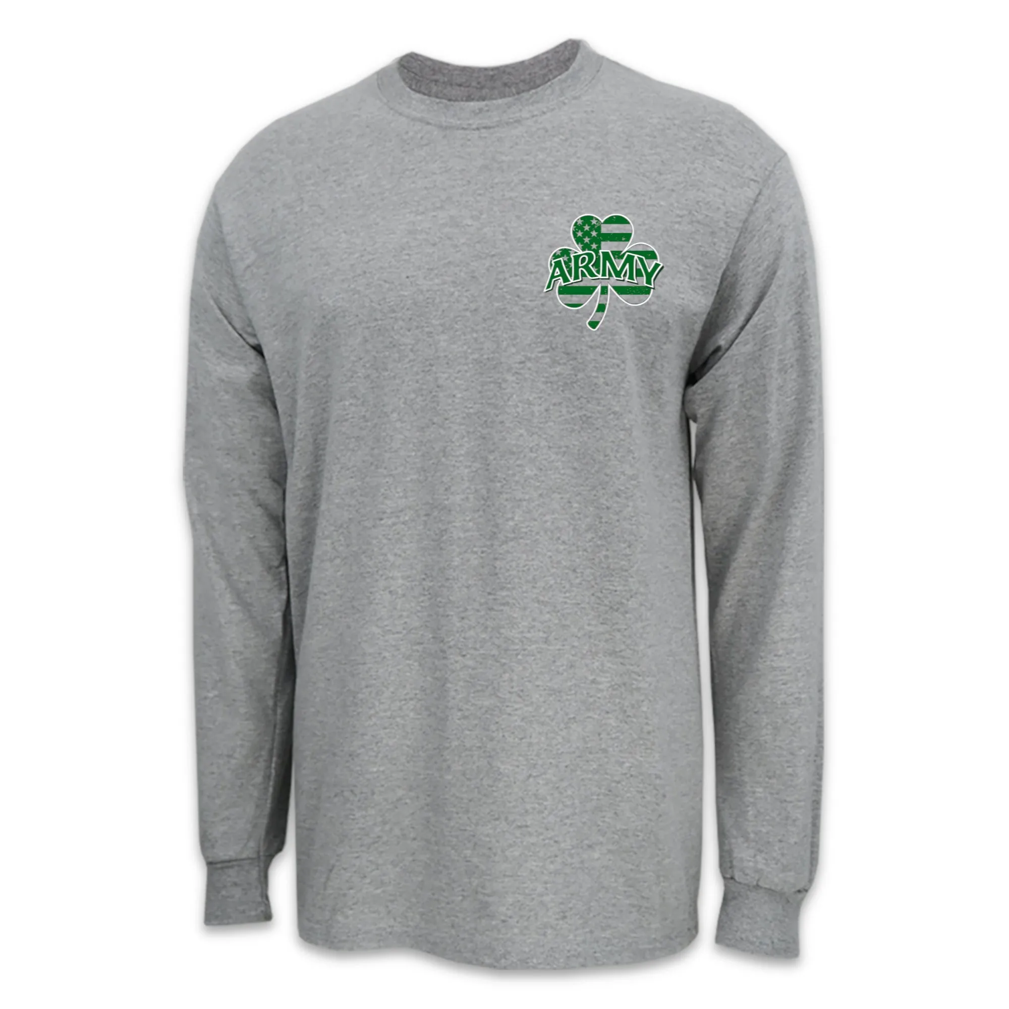 Army Shamrock Long Sleeve T-Shirt