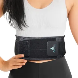 Back Brace for Lower Back Pain, Back Support Belts with Adjustable Strap, Breathable Lumbar Support Belt with 3D Lumbar Pads, Slim Fit Lumbar Brace, Large
