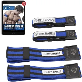 Blood Flow Restriction Bands for Arms Legs Glutes Occlusion Training, Gain Muscle Without Heavy Weight Lifting, Quick-Release Elastic Strap