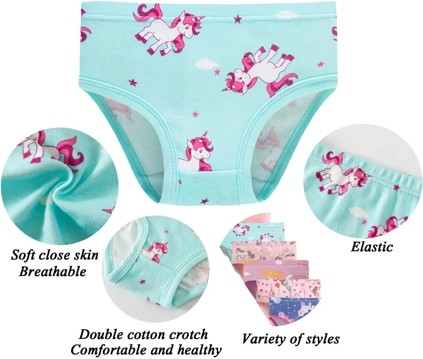 Boboking Comfty Underwear Little Girls'Briefs Undies Girls Panties