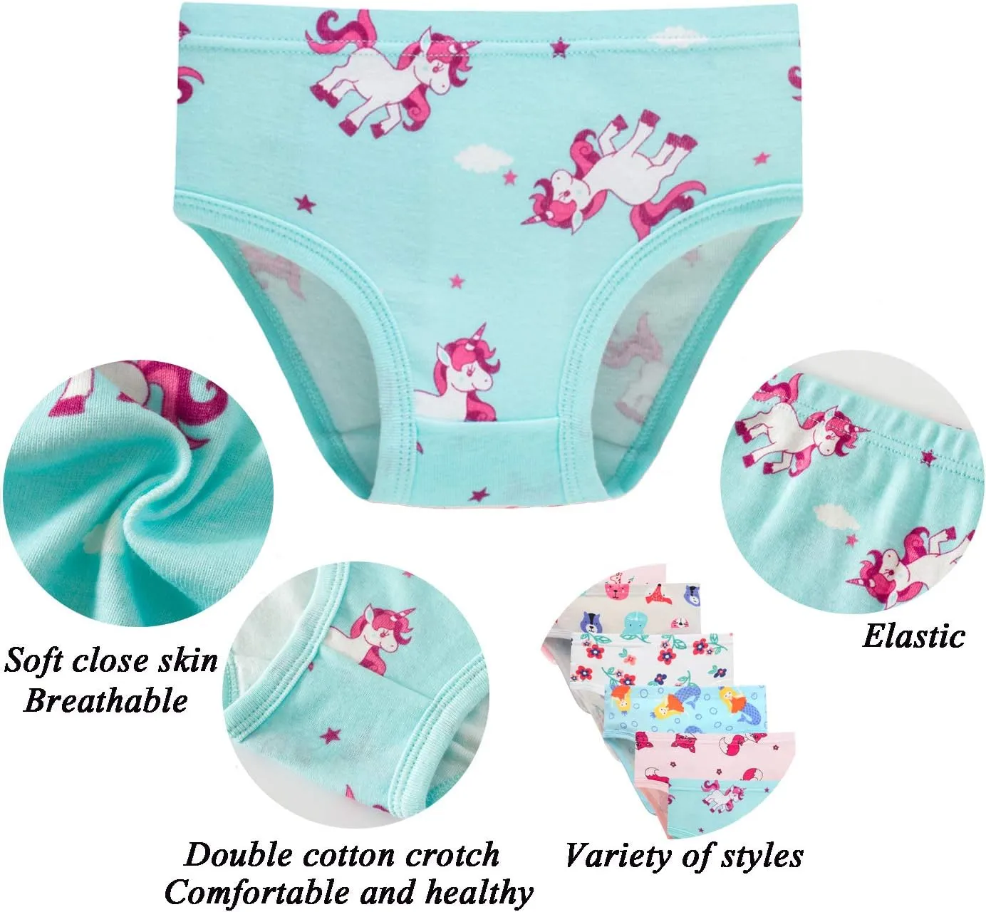 Boboking Comfty Underwear Little Girls'Briefs Undies Girls Panties