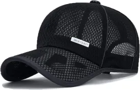 FASHIXD Mesh Baseball Cap for Men Women Summer Running Sports Hat Breathable Quick Dry Trucker Hats