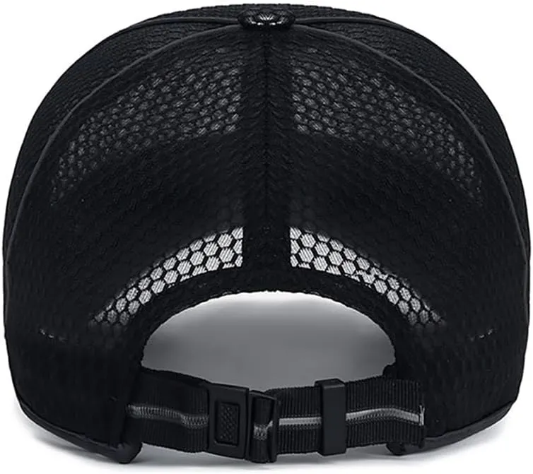 FASHIXD Mesh Baseball Cap for Men Women Summer Running Sports Hat Breathable Quick Dry Trucker Hats