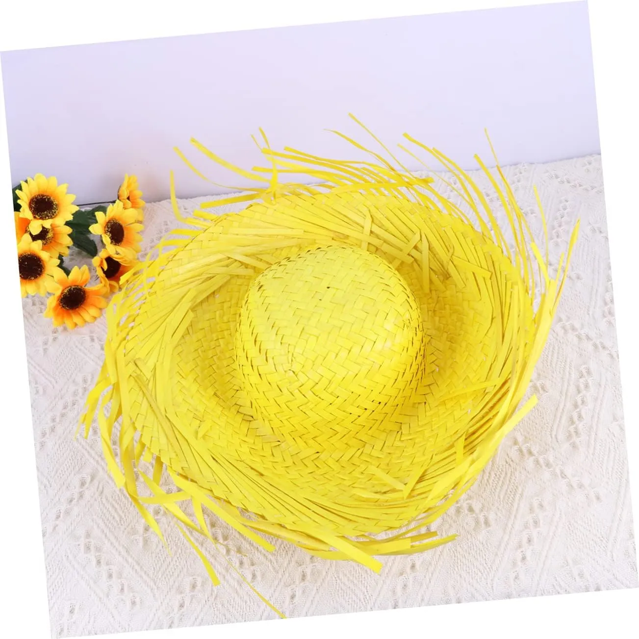 Hats Has Hawaii Straw Hat Straw for Women Lady Straw Hat Women Straw Hat Mexican Hat Bamboo Red Mexico