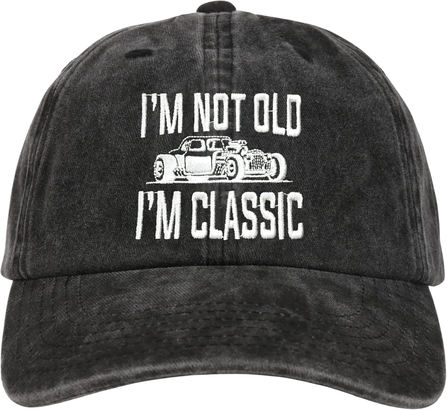 InnoBeta Car Guy Gifts Cap for Men Women - Adjustable Vintage Washed Cotton Embroidered Hat - Gift for Car Lovers, Enthusiast