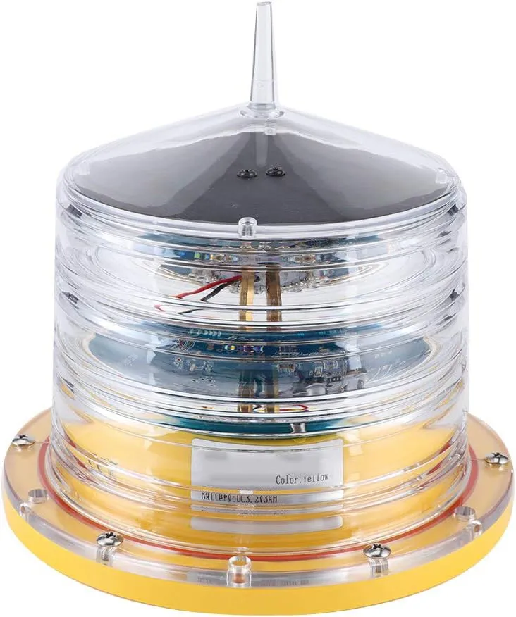IP68 Solar Power Barge Safety Beacon Light 20LEDs Flashing Floating Light 256 Lamp Beads for Ship Marine Boat
