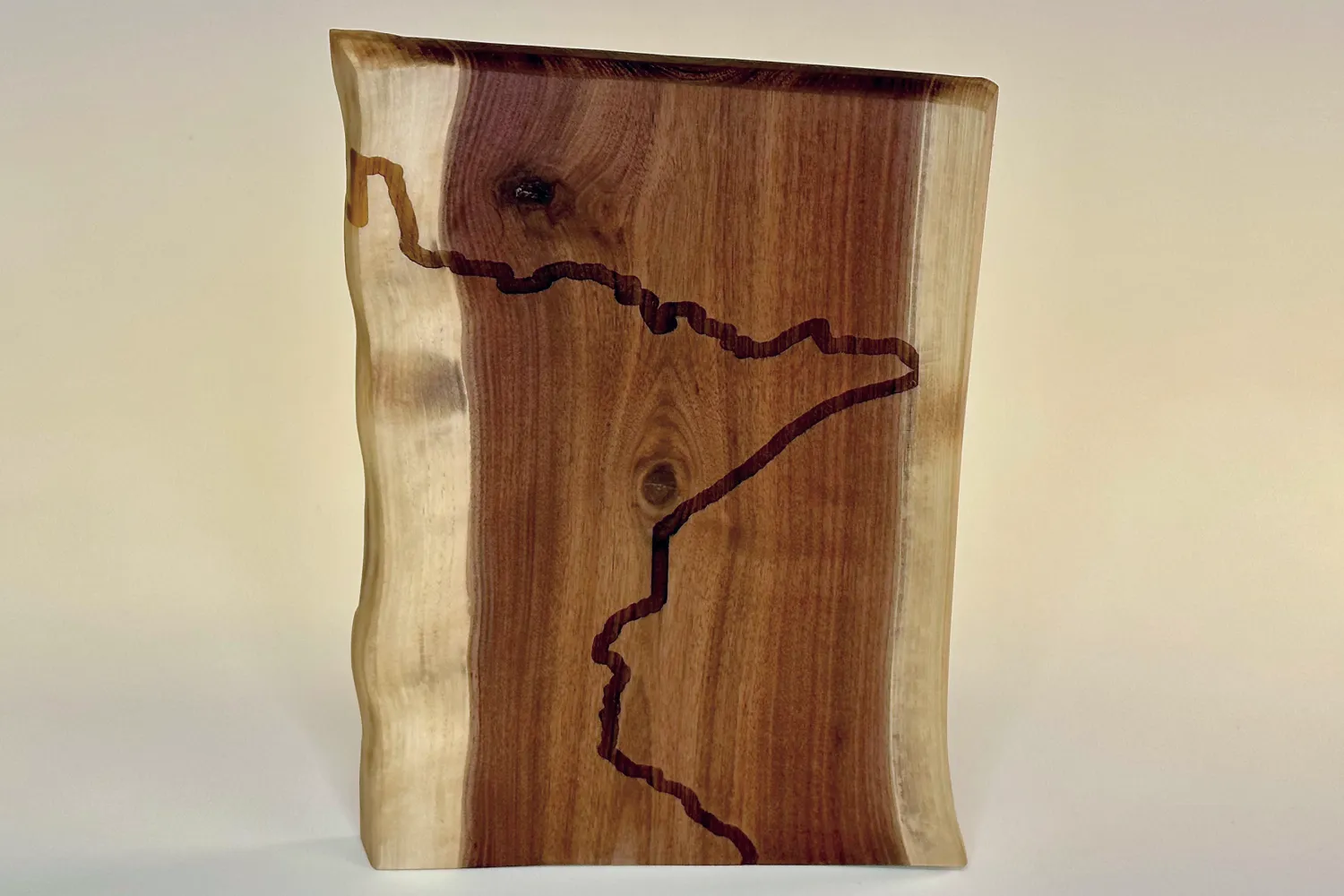 Luxury Minnesota Charcuterie Board in Walnut