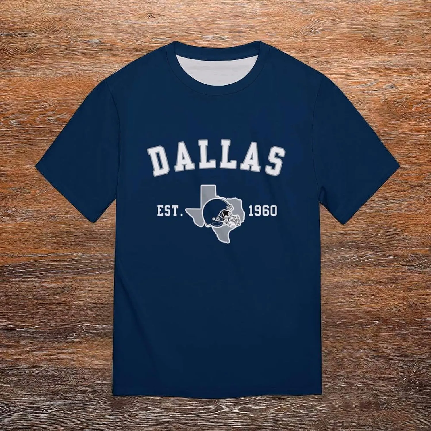 Men's Football Shirts Short Sleeve City Map Helmet T-Shirt Team Color Game Day Apparel Fans Gift S-2XL
