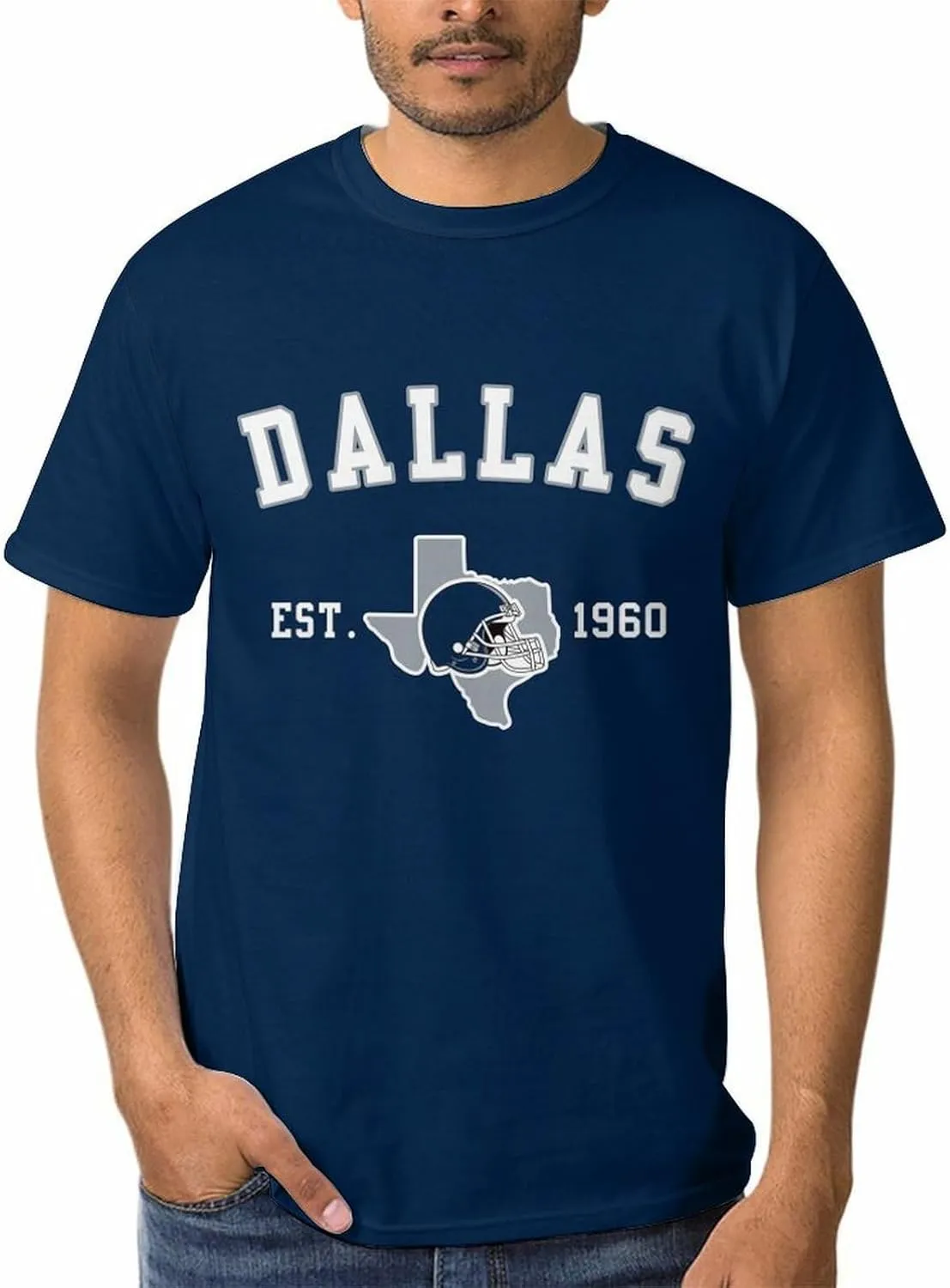 Men's Football Shirts Short Sleeve City Map Helmet T-Shirt Team Color Game Day Apparel Fans Gift S-2XL
