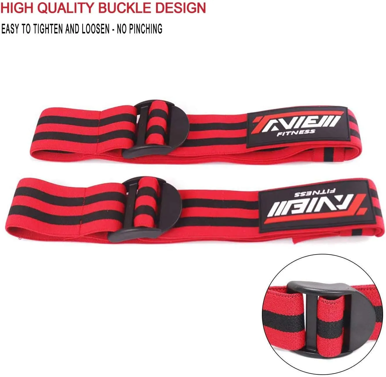 Occlusion Bands,4 Pack (2 Bicep Bands,2 Leg Bands), Comfortable Elastic Bands for Blood Flow Restriction Training and Fast Muscle Growth Without Lifting Heavy Weights